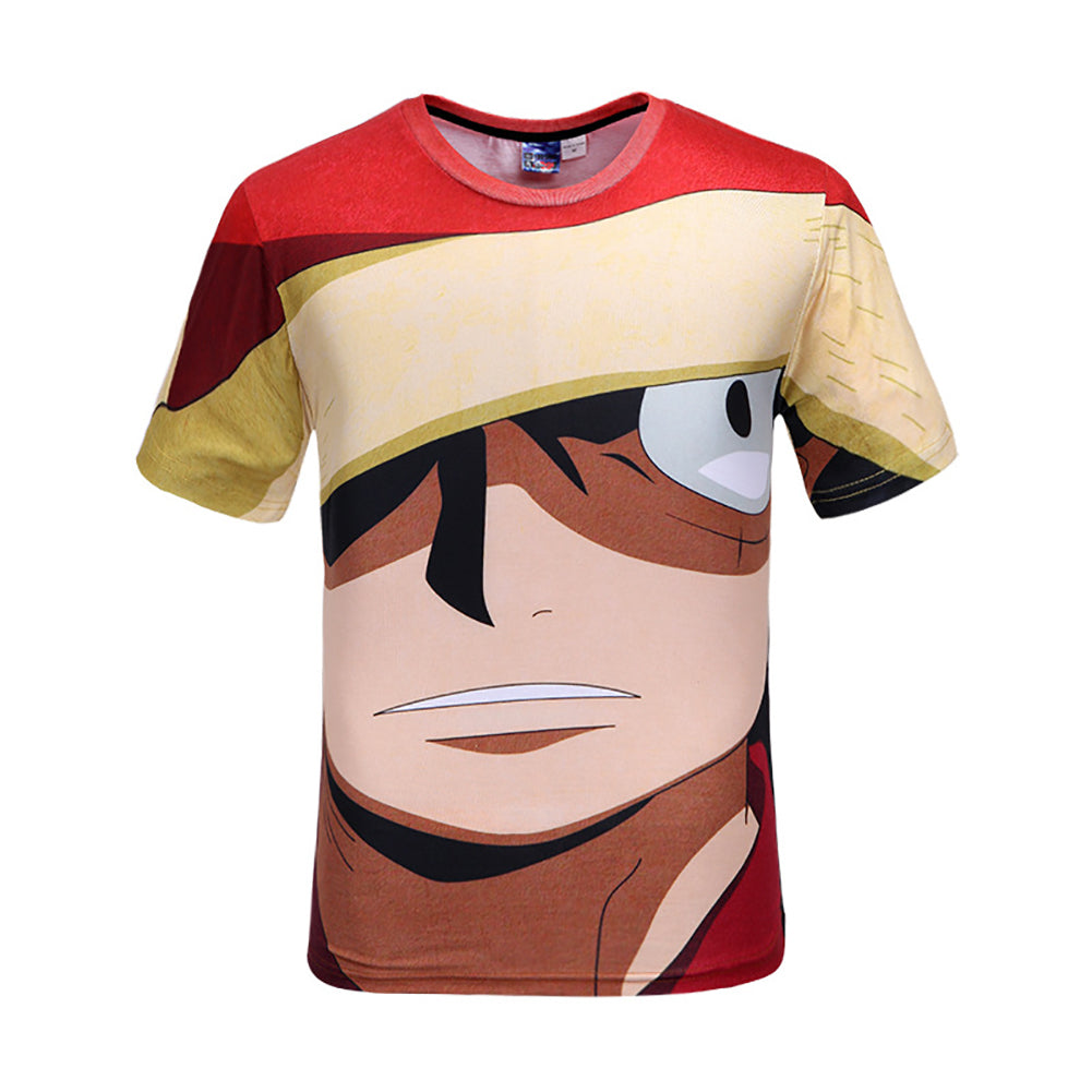 POD CLothing Monkey d Luffy One piece T shirt Unisex tops Tees