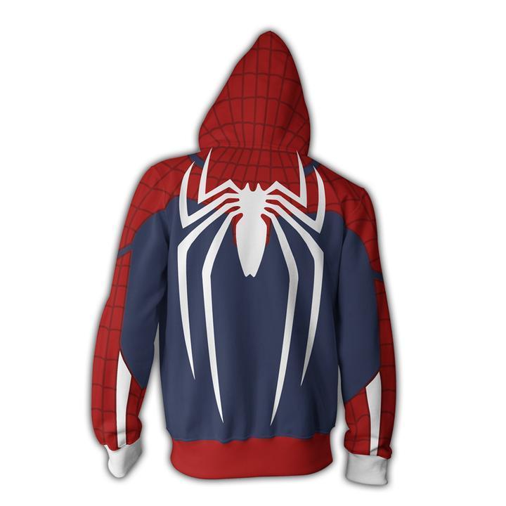 Spiderman Hoodie | The Avengers Zip Up Hoodie | Cosplay Costume