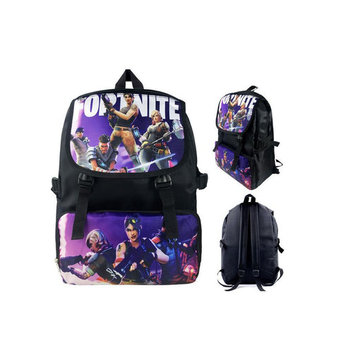 Game Fortnite 17" Canvas Bag Shoulder Backpack CSSO090 - cosplaysos