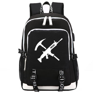 Game Fortnite 17" USB Backpack - No Luminous CSSO095 - cosplaysos